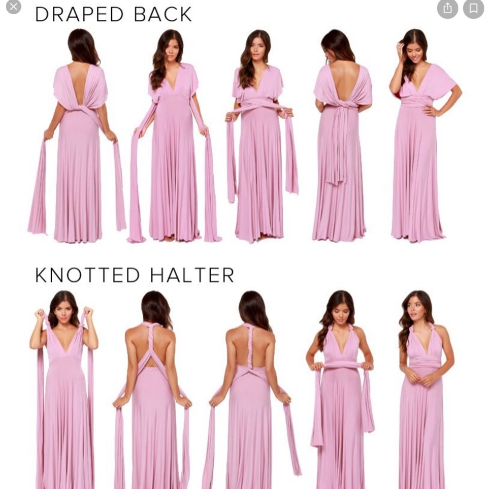 Lulu’s Tricks of the Trade Multi-way Dress- Muave